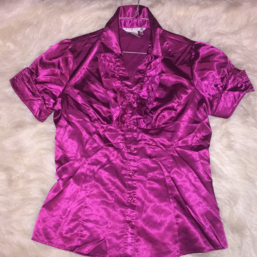 Violet Button down Blouse